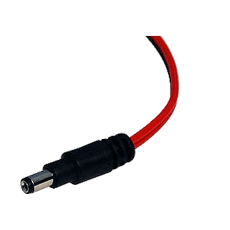 DC Power Cord Lead, 2.1mm Plug, Male